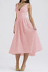 ruched-v-neck-sleeveless-dress-with-pockets OhSoStyled at Sophia's Style-23
